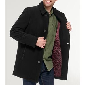 Cole Haan Men's Wool-Blend Car Coat Size Large NWT